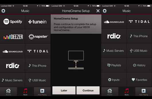 Heos App und Firmware Update