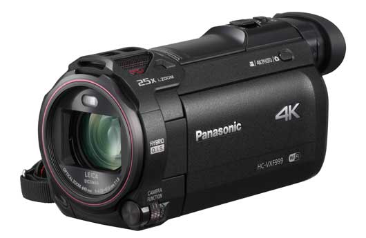 Panasonic 4K-Camcorder HC-VXF999 und HC-VX989