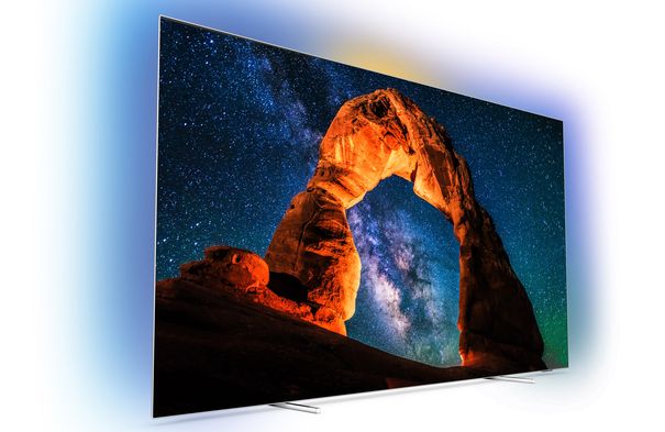 Philips TV bringt mit dem Modell OLED803 einen neuen Ambilight-OLED-TV in 55- und 65-Zoll-Bilddiagonale.