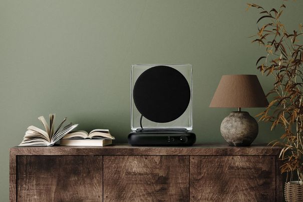 Schweizer Glaslautsprecher zwischen Kunst und HiFi.