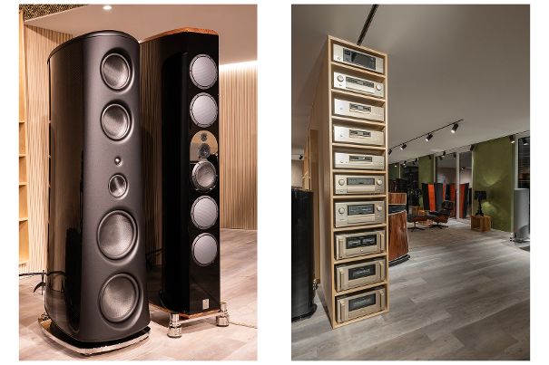 Die Lautsprecher Magico M7 und Martens Mingus Orchestra sowie die gesamte Accuphase Palette. 