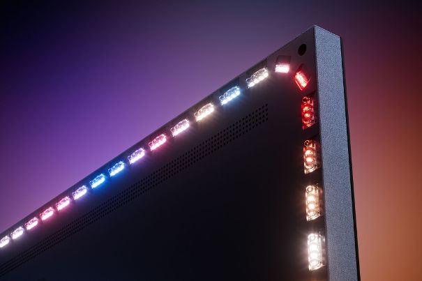 Mit dem neuen 65OLED+959 präsentiert TP Vision die bisher fortschrittlichste Version des Ambilight-Systems: Ambilight plus, das durch den Einsatz von Linsen ein noch intensiveres Seherlebnis bietet.