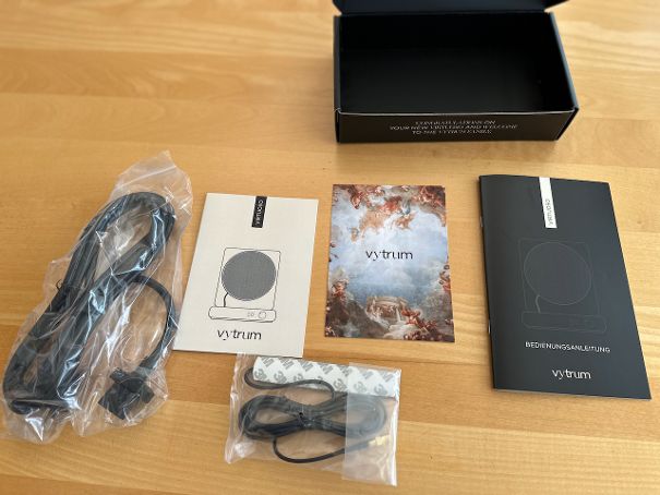 Schön aufgemachtes Zubehör.