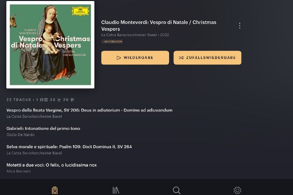 Diese Neuaufnahme verschiedener Weihnachts-Kompositionen von Monteverdi lässt der Px8 in festlichem Glanz erstrahlen.
