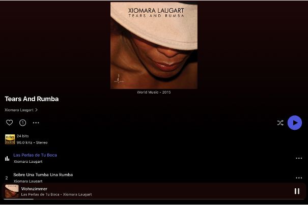 Sagenhaft musikalisch und perfekt aufgenommen: das Album «Tears and Rumba» von Xiamora Laugart aus dem Jahre 2015 vom Label Chesky Records.