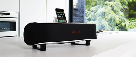 Die neue iPod Station von Pioneer, mit intergriertem Tuner, Wecker und der Möglichkeit via Bluetooth drahtlos Musik zu hören. 