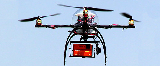 Microcopter mit Lumix-Kamera